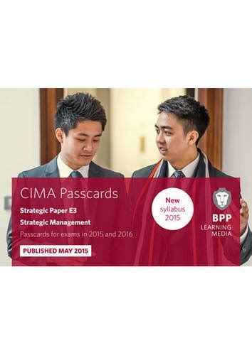 Buy CIMA E3 Strategic Management: Passcards Book Online at Low Prices ...