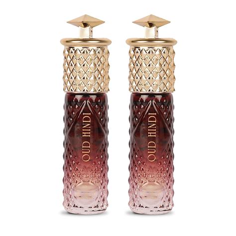Manasik Set of 2 Alcohol Free Premium Attar, Oud Hindi Fresh & Soothing ...