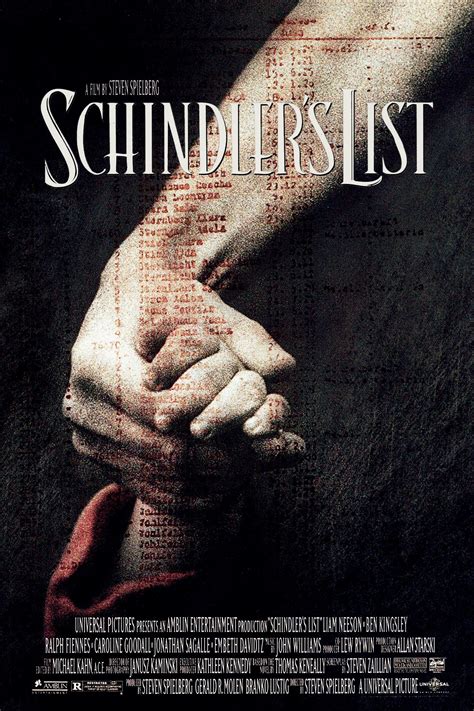Schindler's List Summary, Latest News, Trailer, Cast, Where to Watch ...