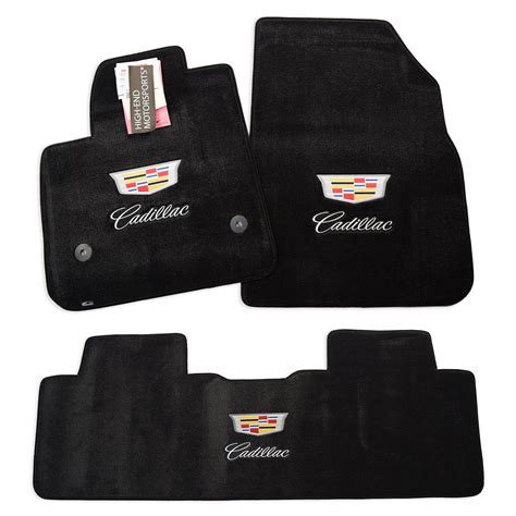 Cadillac XT5 Floor Mats Dual GM Licensed Logos Nice Premium 32oz ...