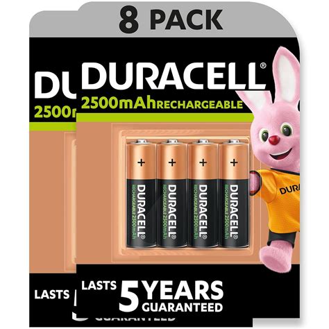 Duracell Rechargeable AA 2500 mAh Batteries ideal for Xbox controller ...