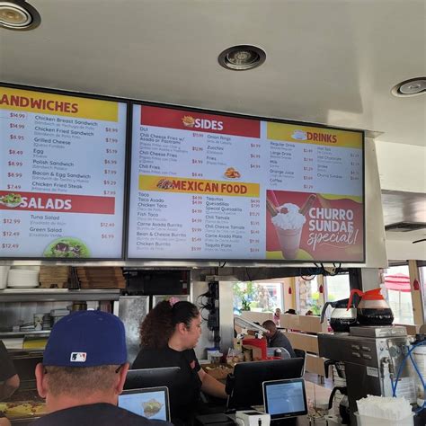 Menu at Arry's Super Burgers restaurant, Montebello