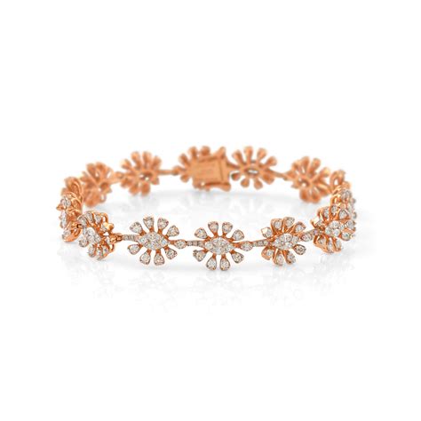 Blossom Brilliance Diamond Bracelet - Shop Now for Stunning Elegance ...
