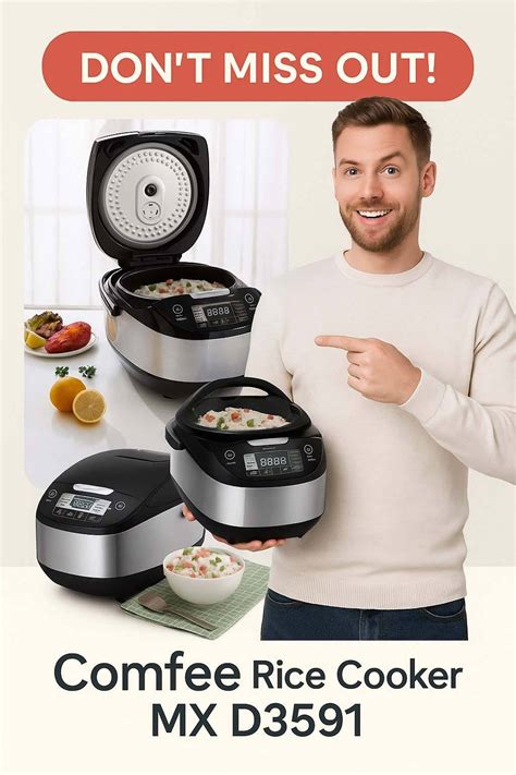 Comfee MB-FS5077 Rice Cooker: Versatile & Easy Cooking Guide