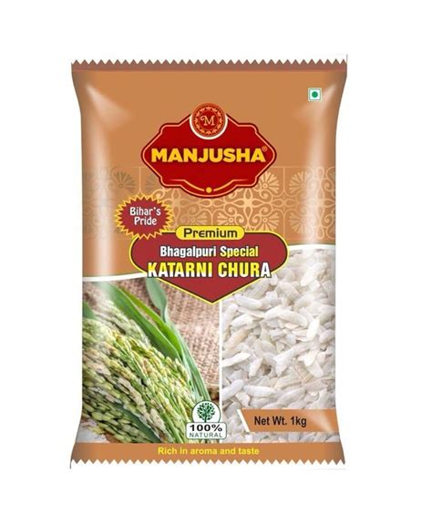 Premium Bhagalpuri Special Katarni Chura/Poha, Net Wt. 1kg | 100% ...