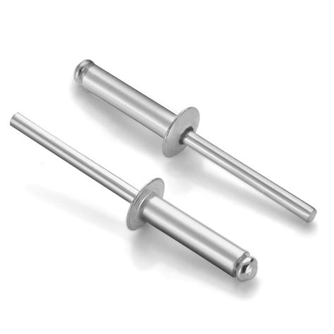 5/32" x 5/16" Aluminum Blind Rivets, 4mm x 8mm Pop Rivet, Aluminum Grip ...