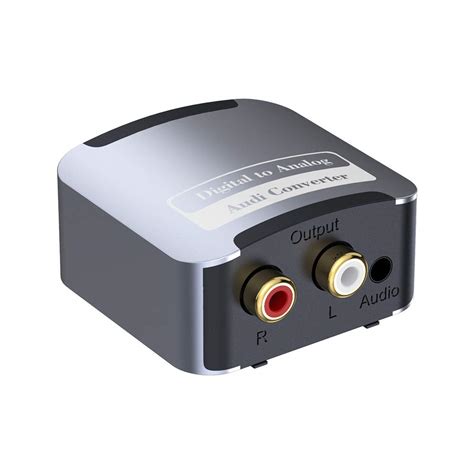 CABLESETC Digital to Analog Audio Converter, Optical SPDIF Toslink ...