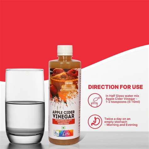Apollo Life Apple Cider Vinegar Juice, 500 ml Price, Uses, Side Effects ...