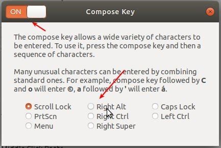 Compose Key Ubuntu 的图像结果