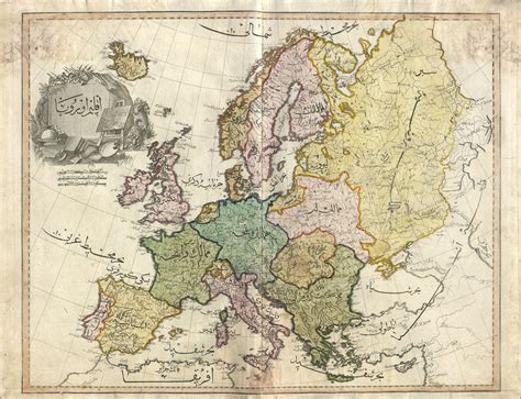 Old Map of Europe 的图像结果