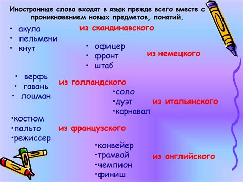 Исконно русские и заимствованные слова - презентация онлайн