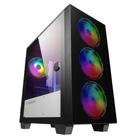 Buy GameMax Aero Mini ARGB Airflow PC Gaming Case TG, M-ATX, High ...