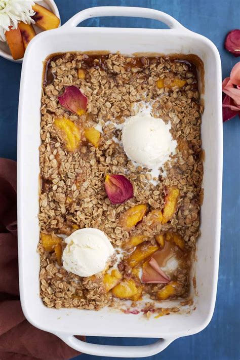 Easy Peach Crisp Recipe