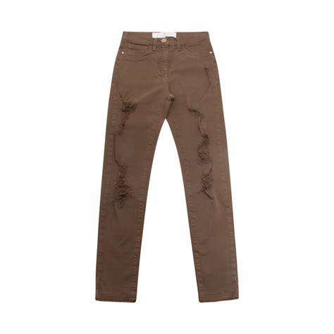 M7939 JEANS DONNA ELISABETTA FRANCHI WOMAN DISTRESSED TROUSERS