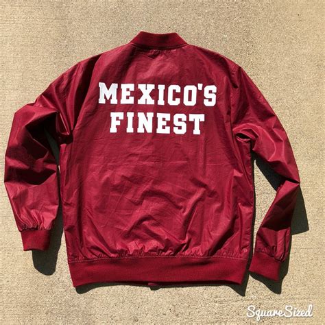 Mexico's Finest Maroon / White Print and Frontal Patch – Belly Of The ...