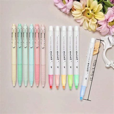 Aesthetic Highlighters And Gel Pens No Bleed, Bible Highlighters And ...