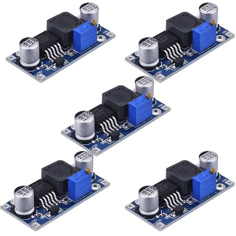 Hiletgo 5pcs Xl6009 Boost Module Dc Dc Adjustable Module Dc3 ...
