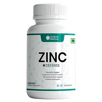 iThrive Essentials Zinc Defense, Immune and Neurotransmitter Support ...