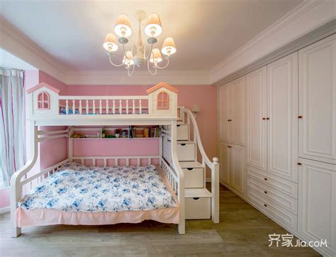 儿童房卧室上下铺床设计图-家装效果图_装一网装修效果图