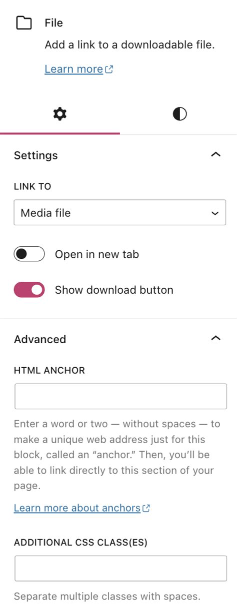 Image result for File Block Settings
