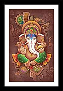 Shree Handicraft Home Decorative Lord Ganesha/god of Luck Painting ...