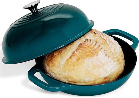 Potted Pans Dutch Oven for Sourdough Bread Baking - 10 Inch Enameled ...