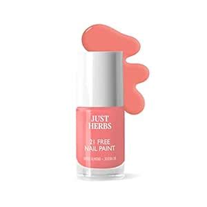 Just Herbs Nail Polish 21 Chemical Free Formula Quick Dry Long Lasting ...