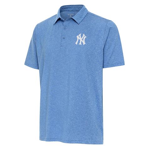 Men's New York Yankees Antigua Blue Par 3 Polo - Official New York ...