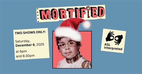 Mortified Live Holiday Show *ASL Interpreted*, The Highball Austin, 6 ...