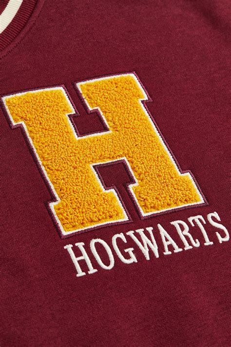 Oversized sweatshirt - Dark red/Harry Potter - Kids | H&M