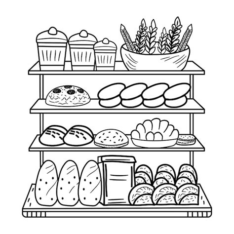 Bakery clipart black white Images - Free Download on Freepik
