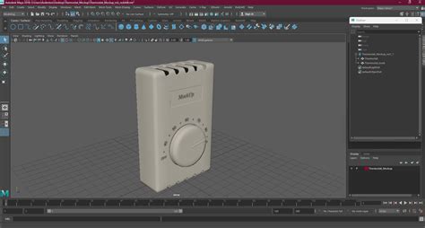 Thermostat Mockup 3D | 3D Molier International