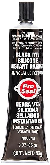 Pro Seal 80046 Black RTV Silicone Instant Gasket. 3 oz. : Amazon.in ...