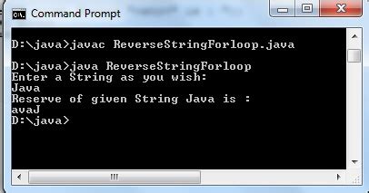 Image result for Reverse a String Using Java Code