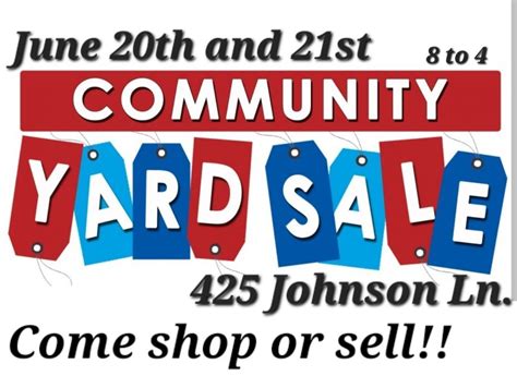 6th Annual Lockwood’s Largest Garage Sale, 425 Johnson Lane, Billings ...