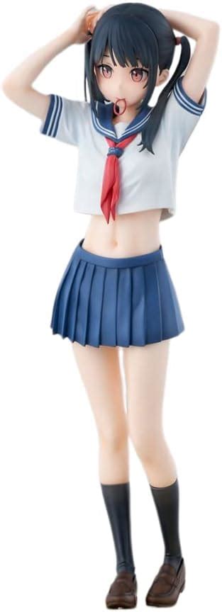 Buy Hantai Anime Girl Figure Sailor Fuku no Mannaka Model Toys Action ...
