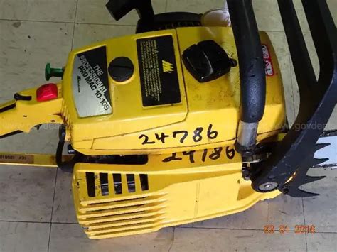 1995 MCCULLOCH PM10-10S CHAINSAW, YELLOW | GovDeals