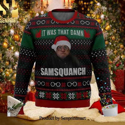 Ugly Trailer Park Trailer Park Boys Samsquanch Ugly Christmas Sweater