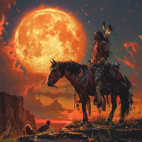 The Warrior's Vigil Native American Horse Canvas | Native american horses, Native american ...