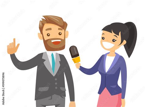Image result for Interview Reporter Cartoon