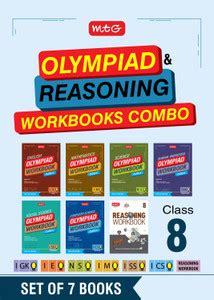 MTG Class-8 NSO-IMO-IEO-ICSO-IGKO-ISSO Olympiad and Reasoning Workbook ...