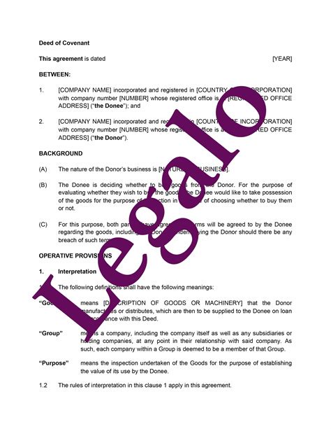 Deed Of Mutual Covenant