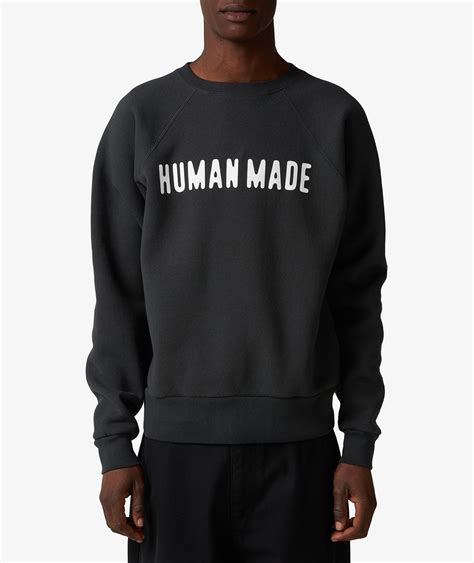 HUMAN MADE Classic Crewneck in Black | SVD USA