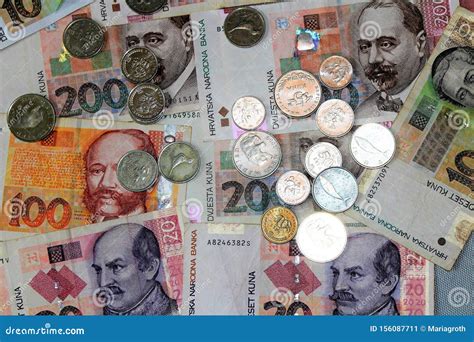 Croatian Kuna in Coins and Banknotes Editorial Photo - Image of bank, currency: 156087711