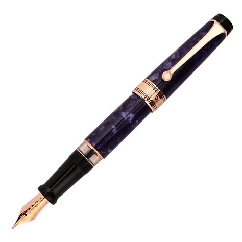 Aurora Optima Auroloide Purple Fountain Pen | Makoba | Aurora Pen Shop