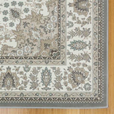GERTMENIAN Majestic 5 X 7 (ft) Gray Indoor Border Area Rug in the Rugs ...