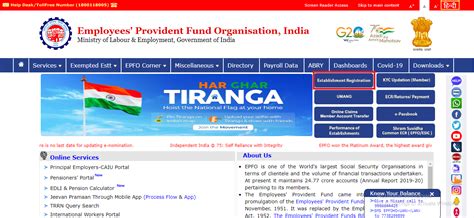 EPF Registration For Employers - EPF Employer Login, Registration