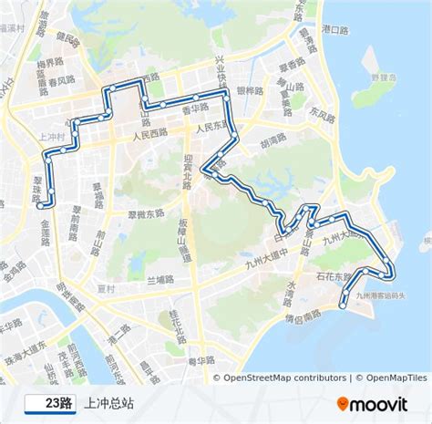 23路路线：日程，站点和地图-唐闸古镇公交停车场 （更新）