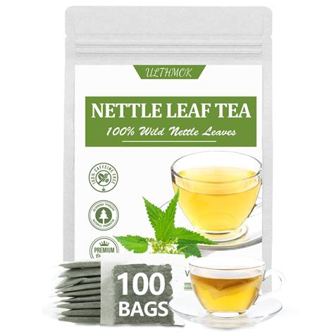 Premium 100 Stinging Nettle Leaf Tea Bags, Made with 100% Wild Nettle ...