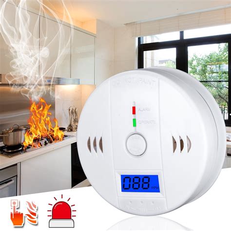Buy Paddsun 1/2 Pack First Alarm LCD CO Carbon Monoxide Detector ...
